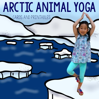 ArcticAnimalYogaCardsWithRealKids