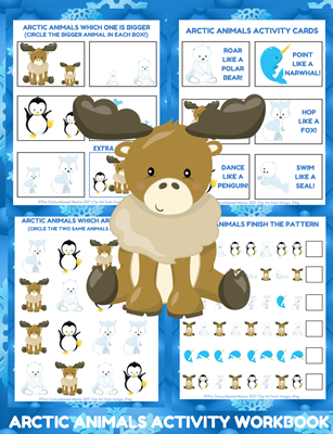 ArcticAnimalsPreschoolActivityLearningPacket