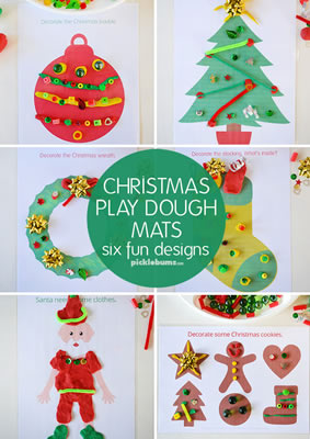 ChristmasPlayDoughMats