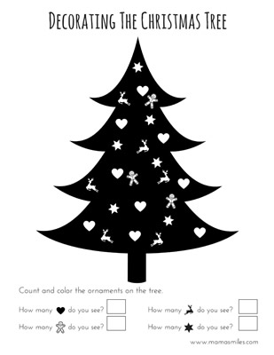 DecoratingtheChristmasTreePrintable