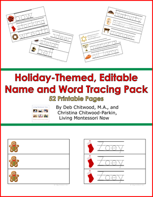 HolidayThemedEditableNameandWordTracingPack