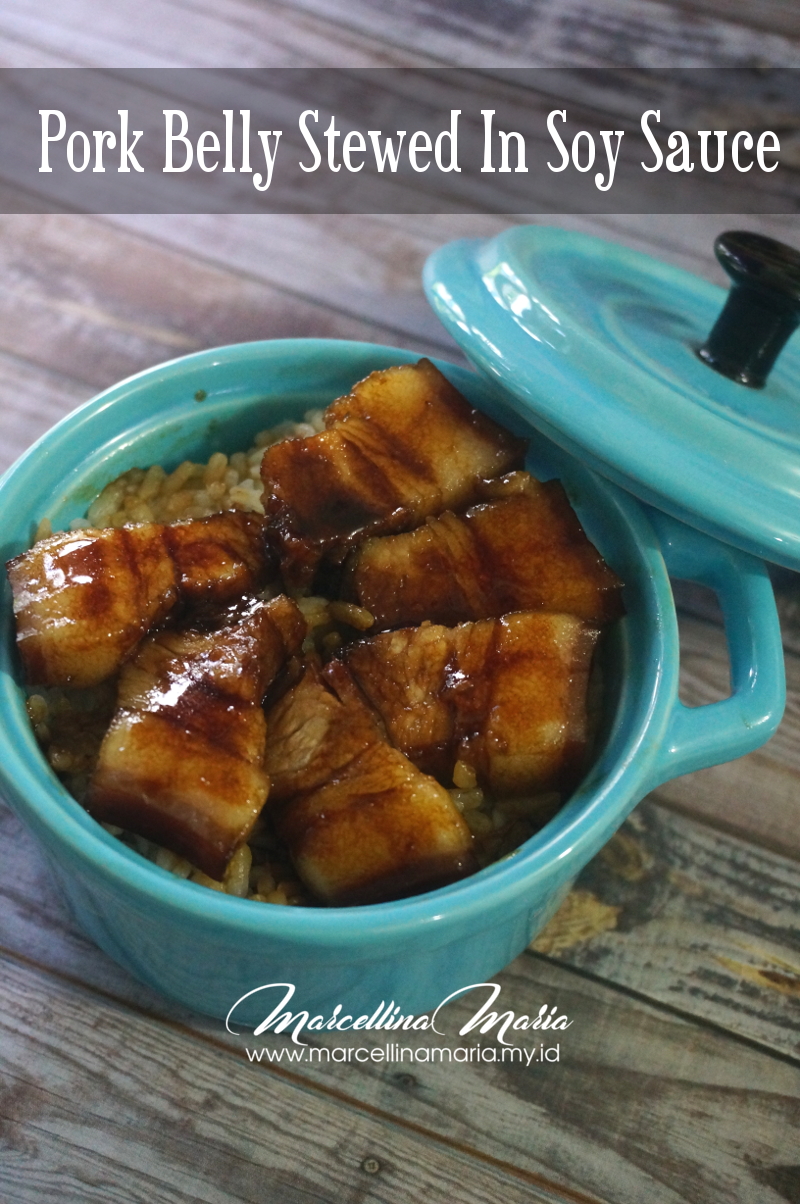 Pork belly stewed in soy sauce recipe