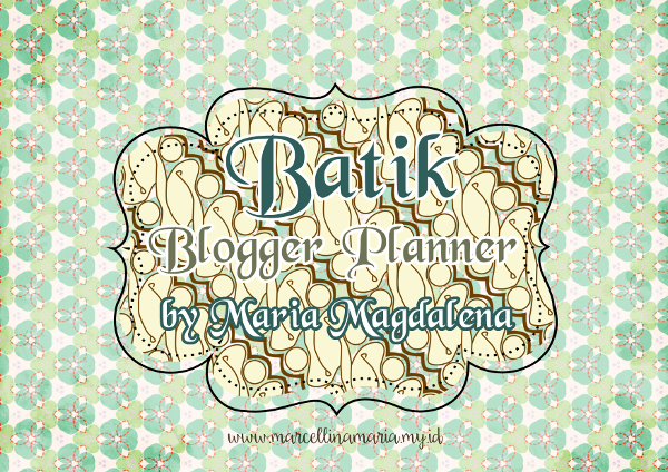 blogger planner cover