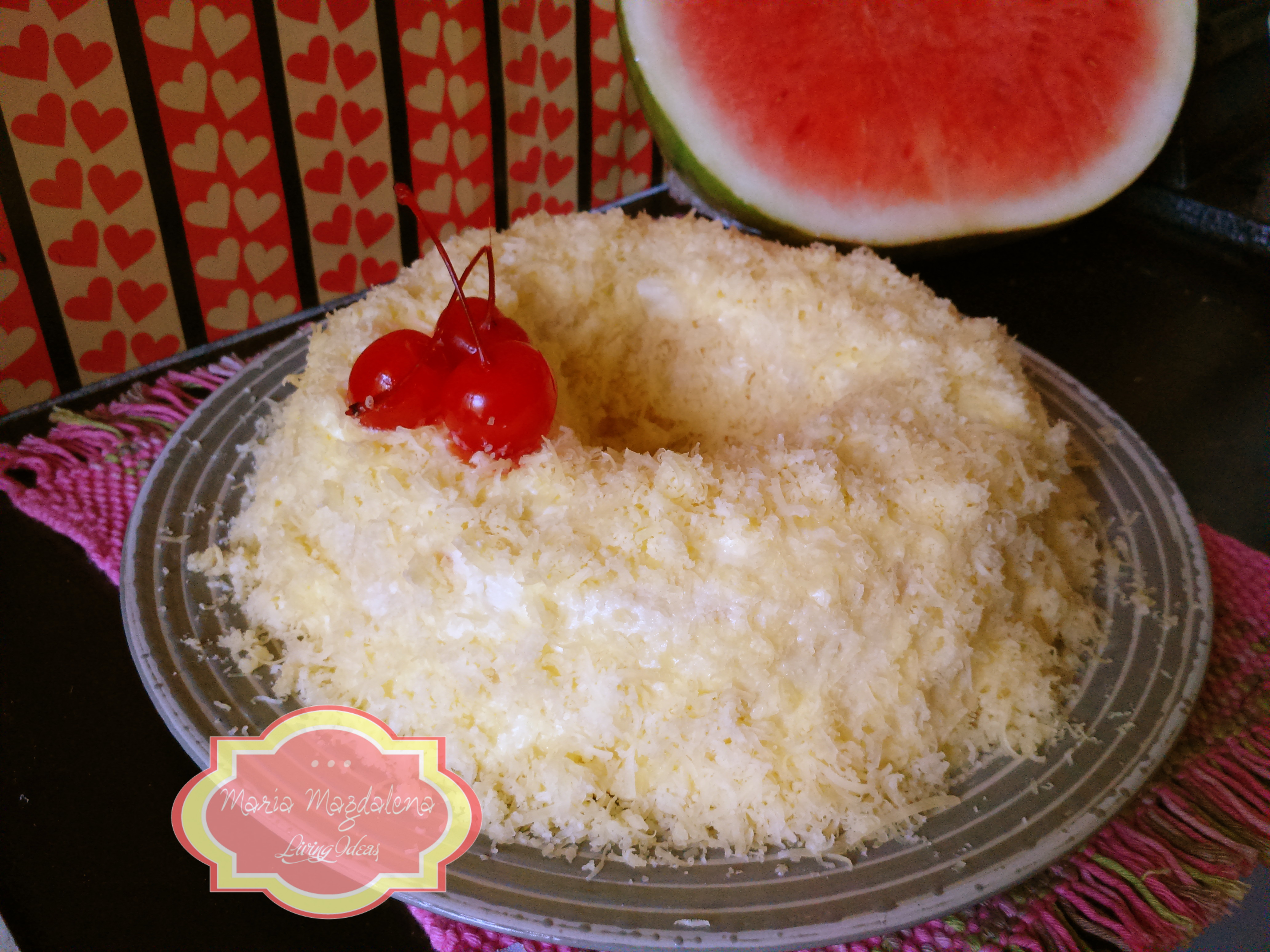 cheese cake and plum