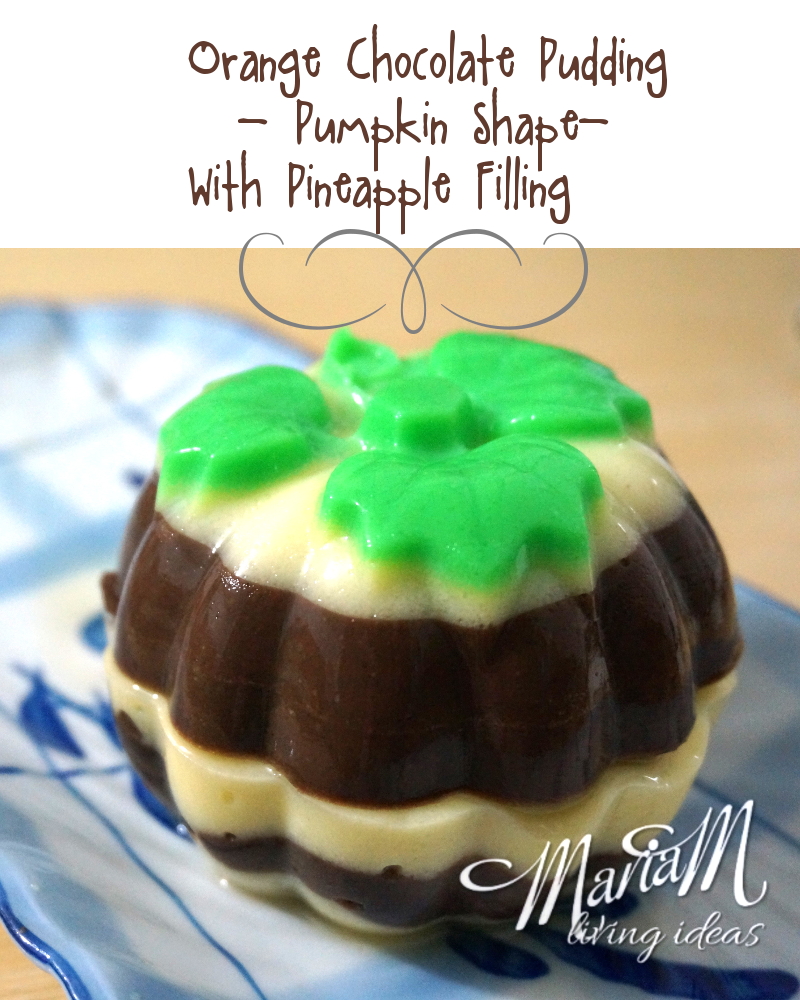 This pudding is so yummy, soft, chewy, and fruity. It tastes chocolate, mix with orange and pineapple! I love it so much&hellip;. This pudding will be good to enjoy on fall when we can get a lot of fruits in the market. I made the recipe by myself &hellip; *wink-wink* So you want to try to make it? Let&rsquo;s go&hellip;. And if you have something to ask about the recipe, don&rsquo;t hesitate to ask me, because I made it myself so I kind of the expert to answer your question