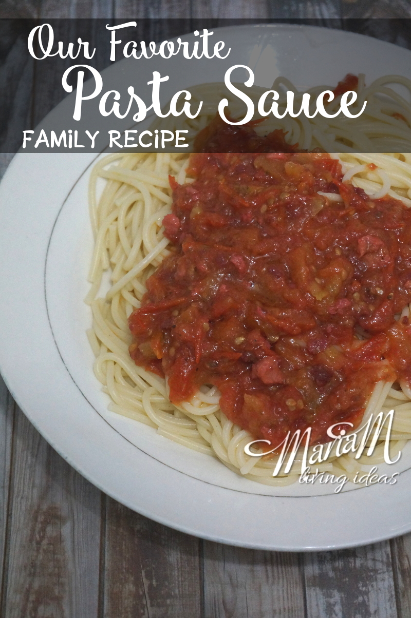Our family's favorite homemade pasta sauce with coconut oil, healthy and easy to make.